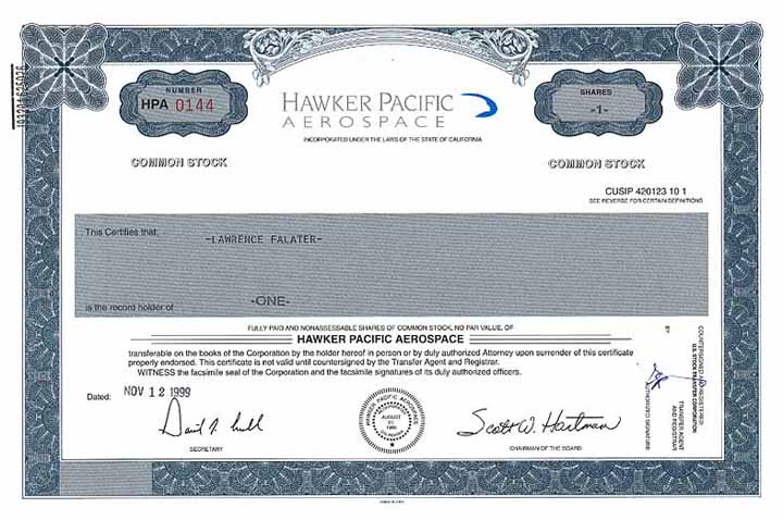 Hawker Pacific Aerospace