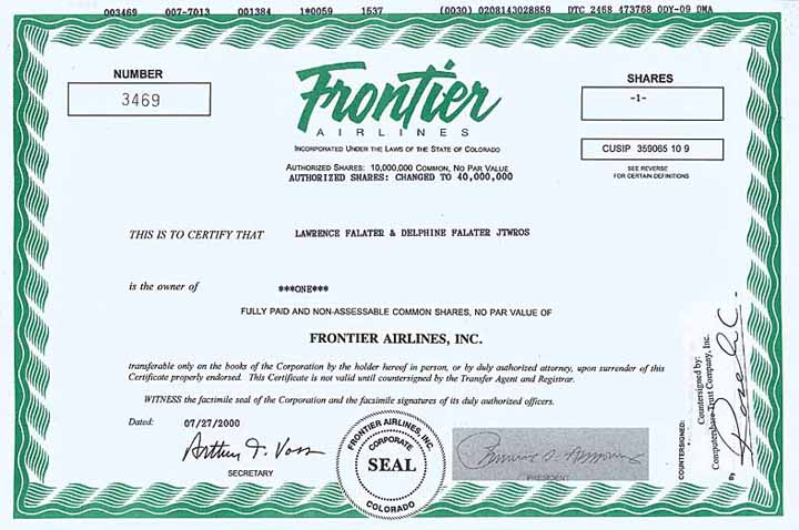 Frontier  Airlines