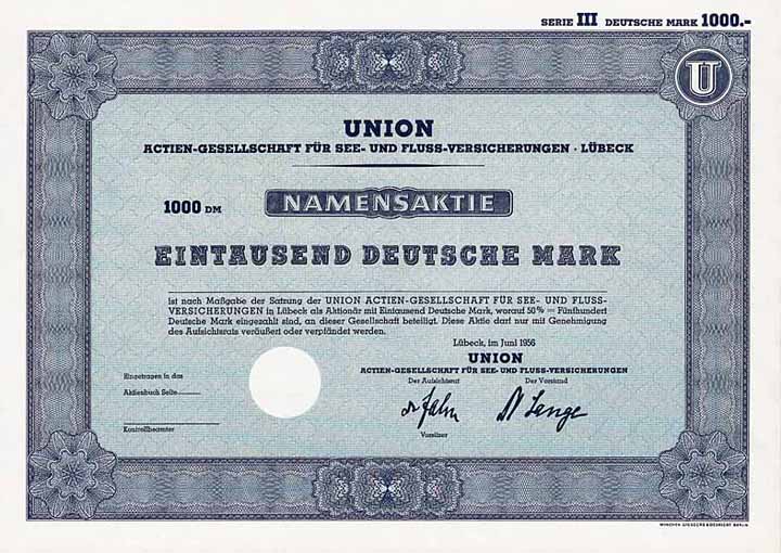 UNION AG für See- und Fluss-Versicherungen