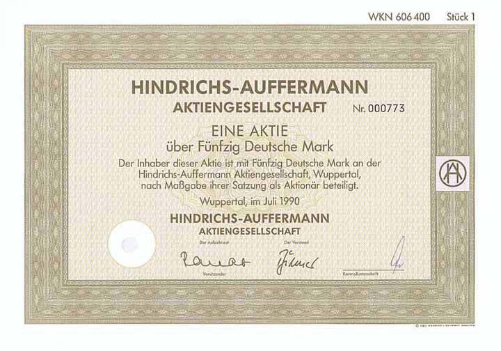 Hindrichs-Auffermann AG