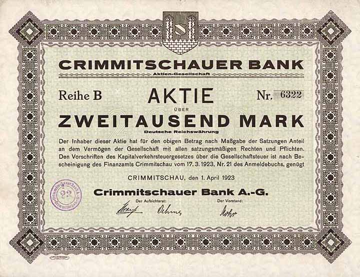 Crimmitschauer Bank AG