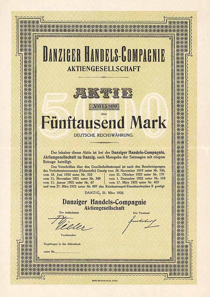 Danziger Handels-Compagnie AG