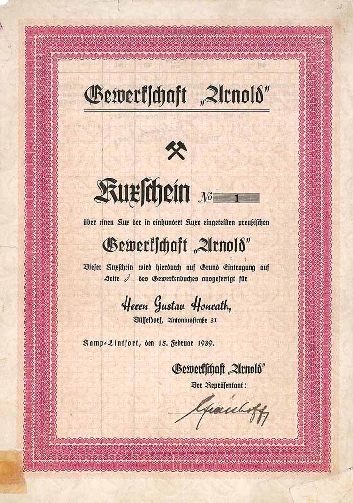 Gewerkschaft Arnold