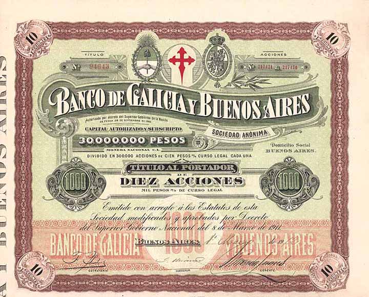 Banco de Galicia y Buenos Aires S.A.