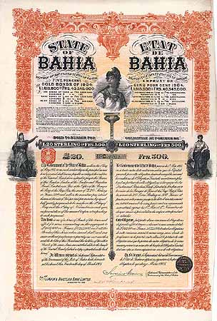 State of Bahia 5 % Gold Loan of 1904