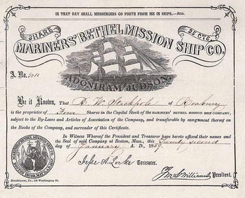 Mariners’ Bethel Mission Ship Co.