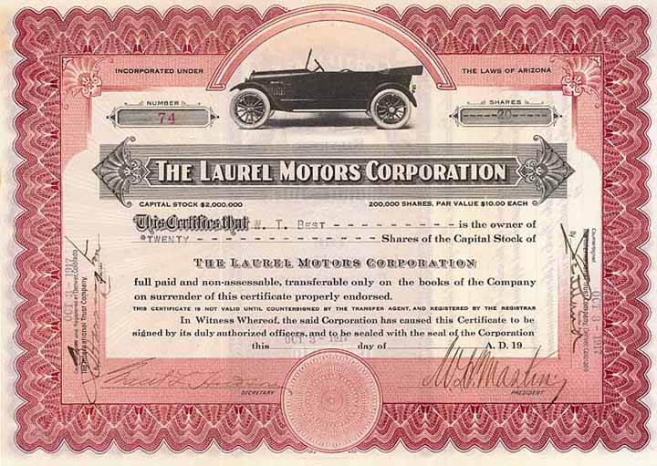 Laurel Motors Corp.