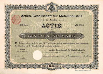 AG für Metallindustrie