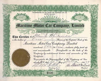 Maritime Motor Car Co.