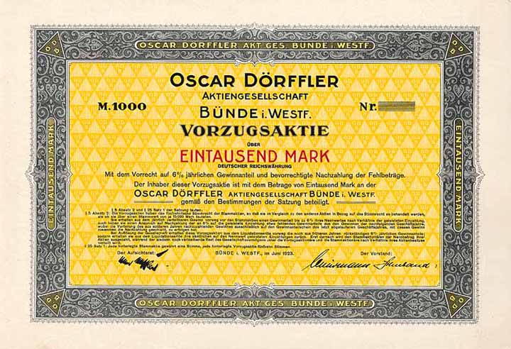 Oscar Dörffler AG