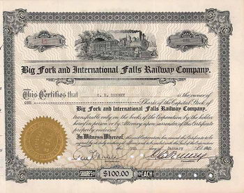 Big Fork & International Falls Railway