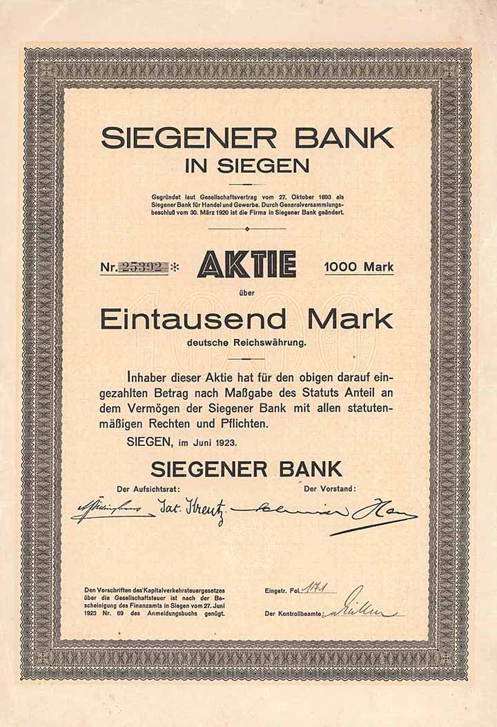 Siegener Bank