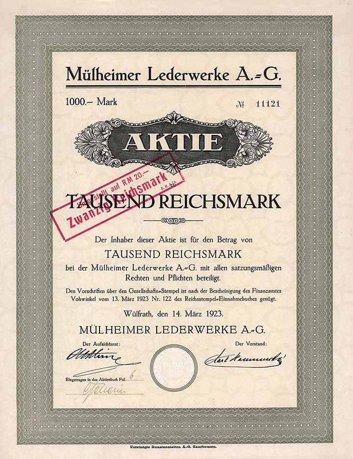 Mülheimer Lederwerke AG