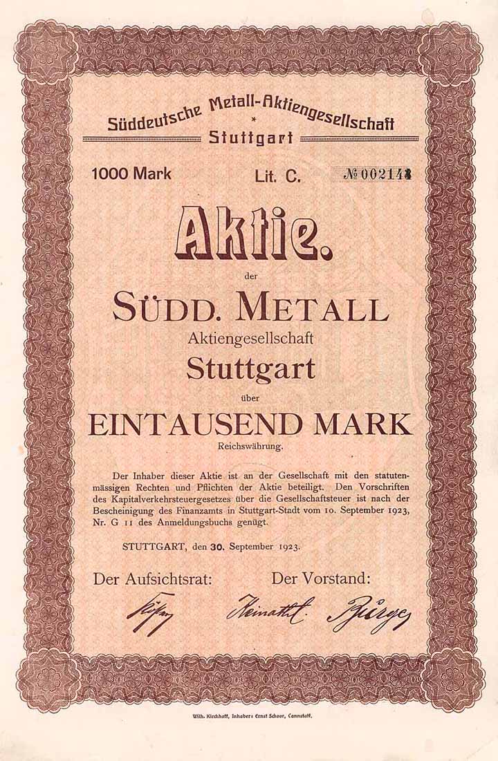 Süddeutsche Metall-AG