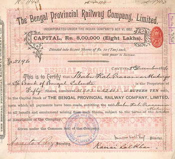 Bengal Provincial Railway Co. Ltd.