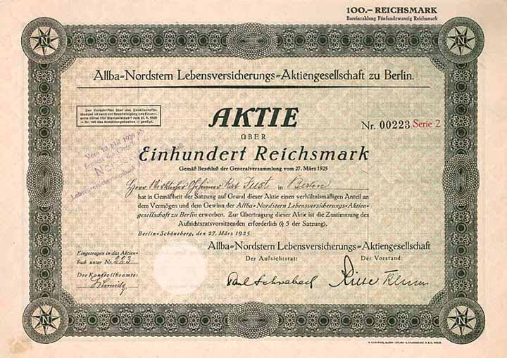 Allba-Nordstern Lebensversicherungs-AG
