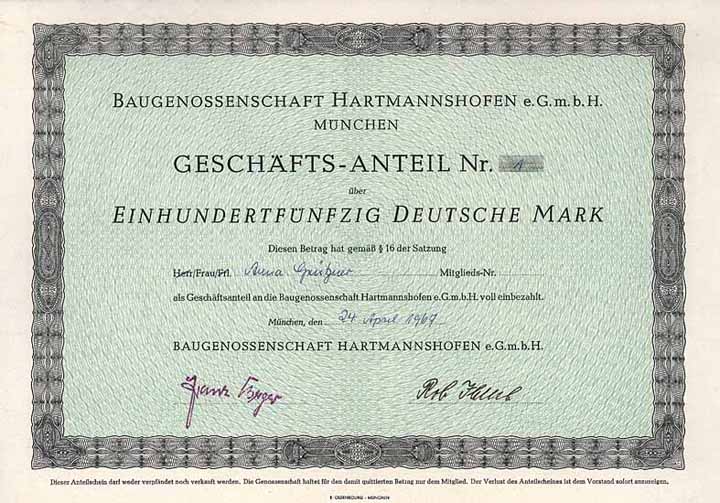 Baugenossenschaft Hartmannshofen eGmbH