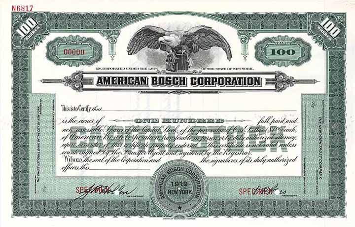 American Bosch Corp.