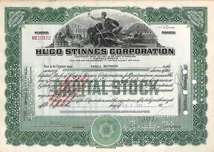 Hugo Stinnes Corp.