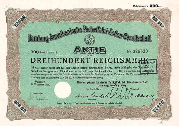 Hamburg-Amerikanische Packetfahrt-AG