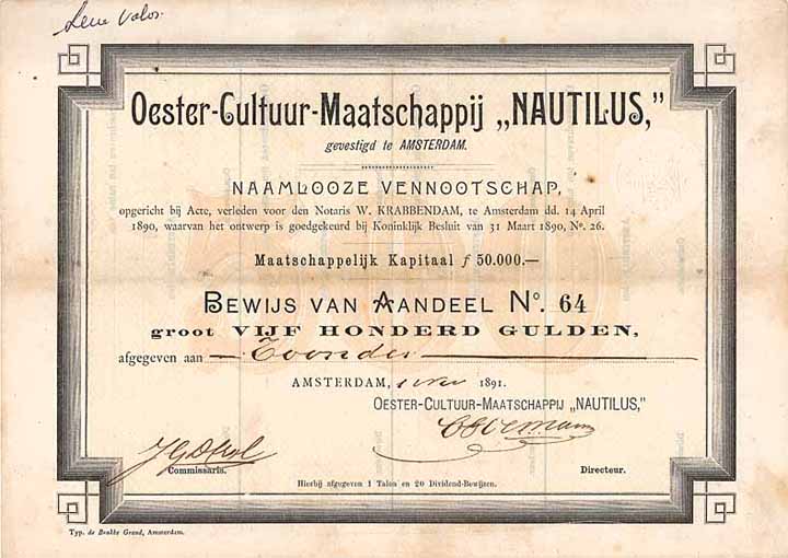 Oester-Cultuur-Maatschappij Nautilus