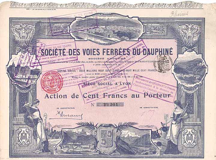 Soc. des Voies Ferrées du Dauphiné S.A.