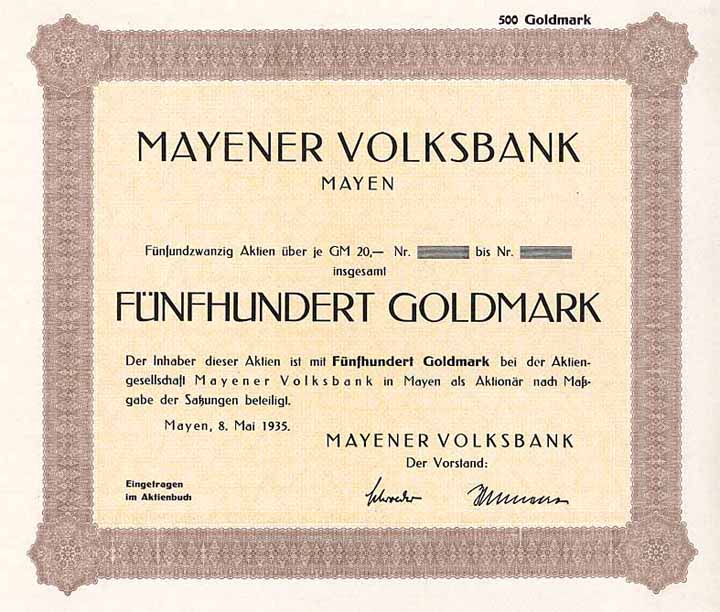 Mayener Volksbank