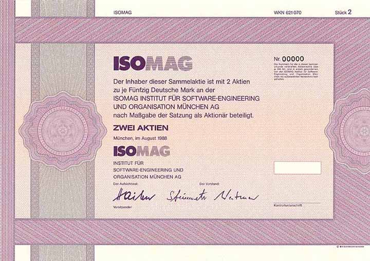 ISOMAG Institut für Software-Engineering und Organisation