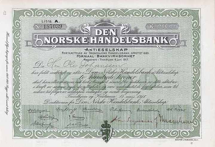 Den Norske Handelsbank A/S