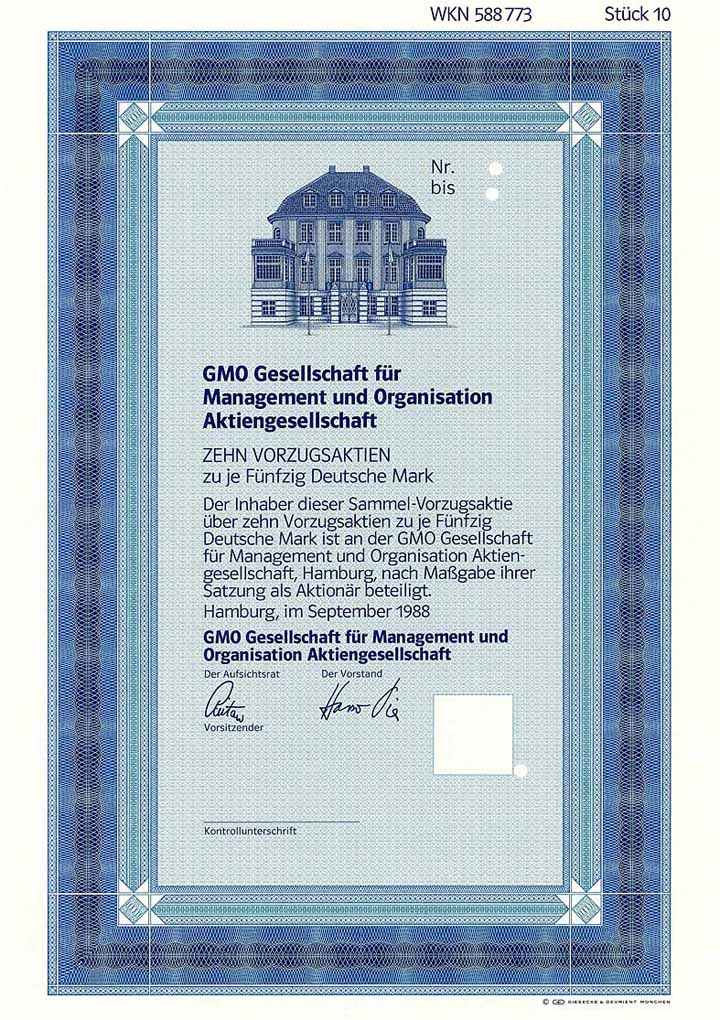 GMO Gesellschaft für Management und Organisation AG