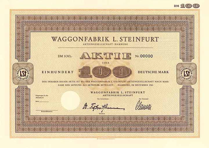 Waggonfabrik L. Steinfurt AG