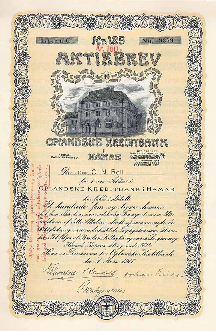 Oplandske Kreditbank