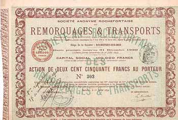 S.A. Rocherortaise des Remorquages & Transports