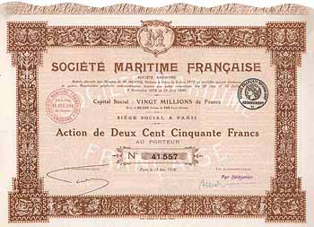 Soc. Maritime Française S.A.