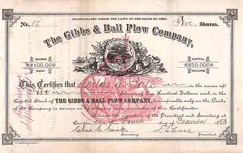 Gibbs & Ball Plow Co.