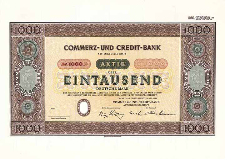 Commerz- und Credit-Bank AG