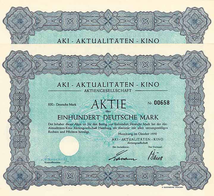 AKI-Aktualitäten-Kino AG (11 Stücke)