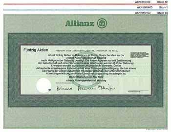 Allianz AG Holding (3 Stücke)