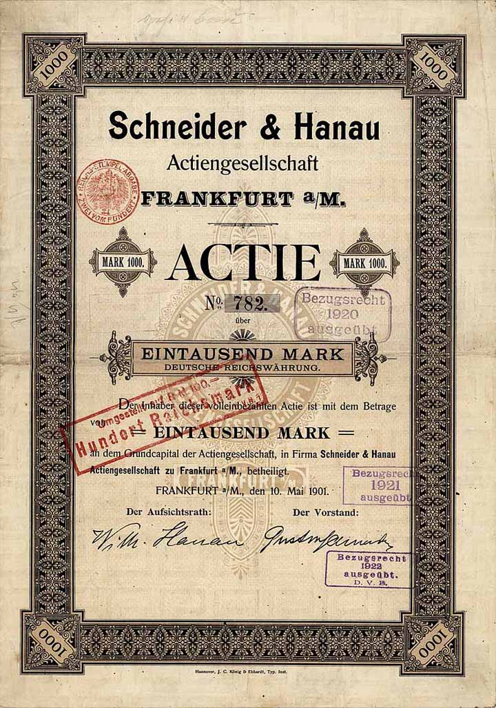 Schneider & Hanau AG