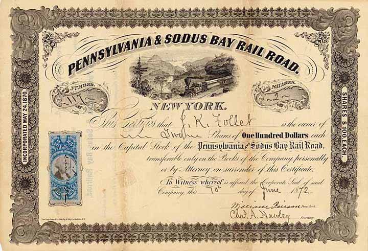 Pennsylvania and Sodus Bay Railroad