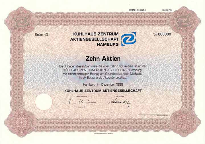 Kühlhaus Zentrum AG