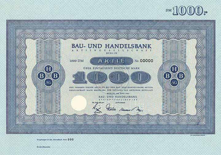 Bau- und Handelsbank AG