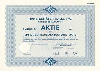 Hans Schäfer Halle i.W. AG