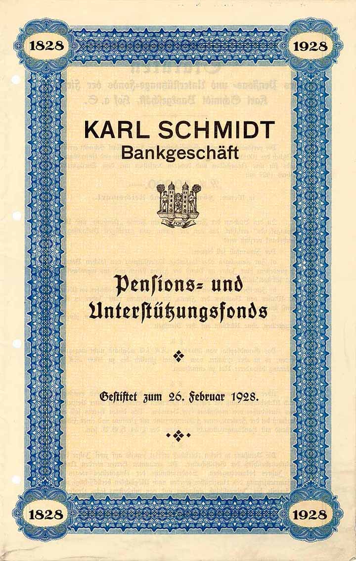 Karl Schmidt Bankgeschäft