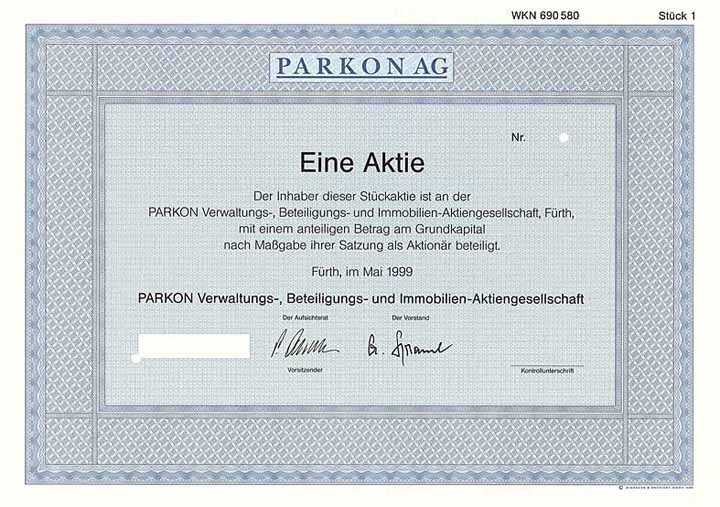 PARKON Verwaltungs-, Beteiligungs- und Immobilien-AG