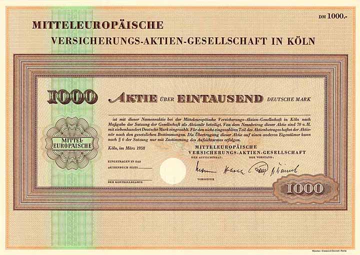 Mitteleuropäische Versicherungs-AG