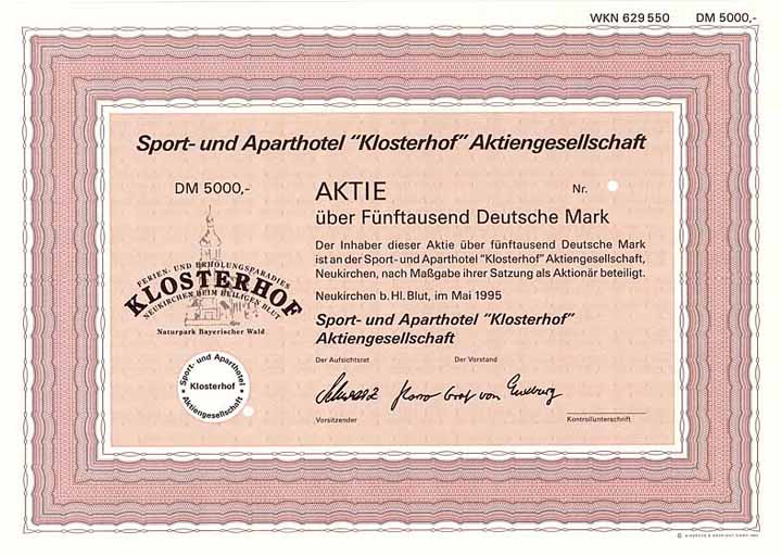 Sport- und Aparthotel Klosterhof AG