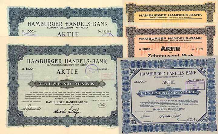 Hamburger Handels-Bank KGaA (7 Stücke)
