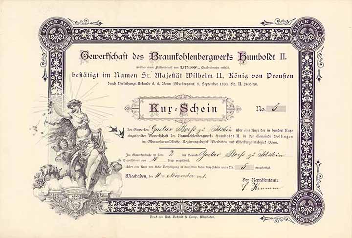 Gewerkschaft des Braunkohlenbergwerks Humboldt II