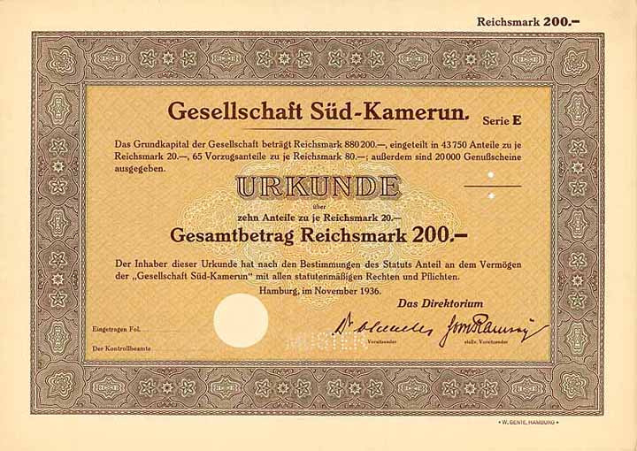 Gesellschaft Süd-Kamerun